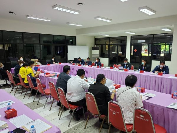 การประชุมหารือเพื่อแก้ไขปัญหาการระบายน้ำ ในพื้นที่โครงการสวางคนิวาสสภากาชาดไทย