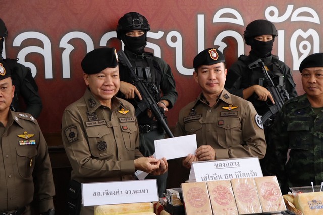 เชียงใหม่-ผู้บัญชาการตำรวจภูธรภาค 5 แถลงการณ์จับกุมคดียาเสพติดรายสำคัญ จำนวน 2 คดี