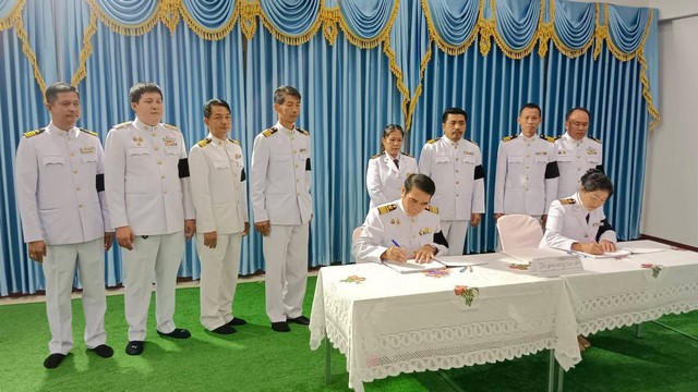 นครปฐม-คณะสงฆ์ ร่วมกับ อำเภอกำแพงแสน จัดพิธีบำเพ็ญกุศลสวดพระอภิธรรม เพื่ออุทิศถวายพระราชกุศลแด่ สมเด็จพระนางเจ้าสิริกิติ์ พระบรมราชินีนาถ พระบรมราชชนนีพันปีหลวง